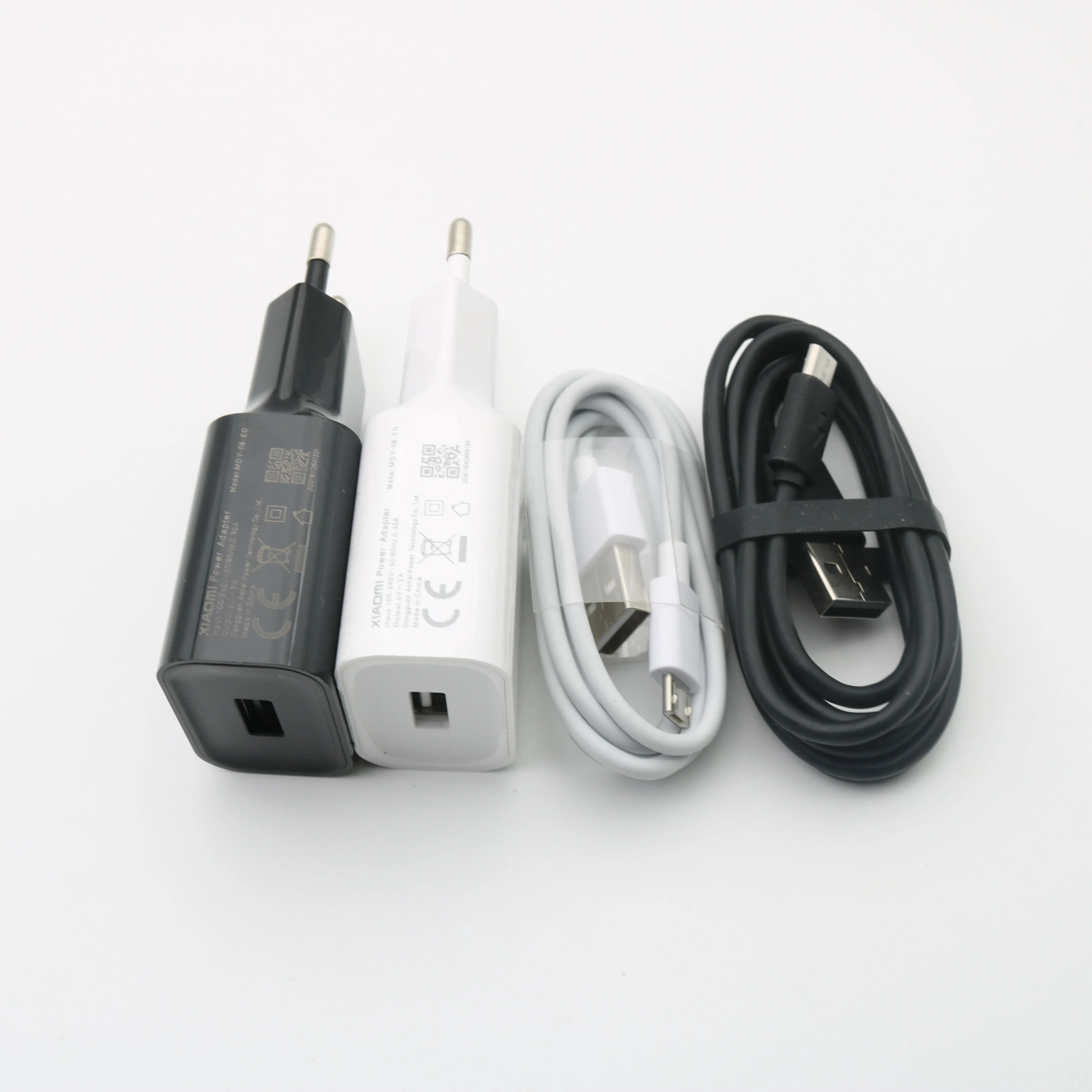 Дорожное зарядное устройство Xiaomi 5 В/2 А стандарт ЕС сетевое с Type C Micro USB кабель для