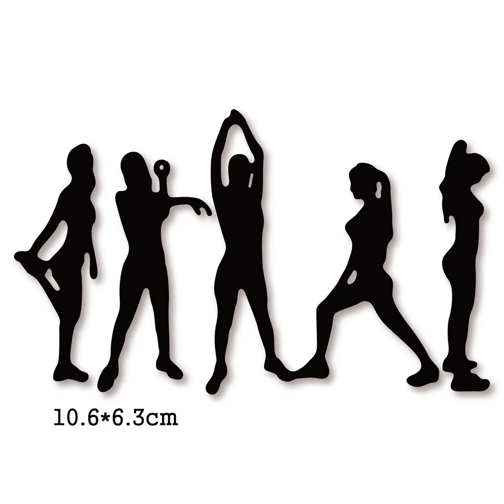 5 шт. женские металлические пресс формы для скрапбукинга|Вырубные штампы| |