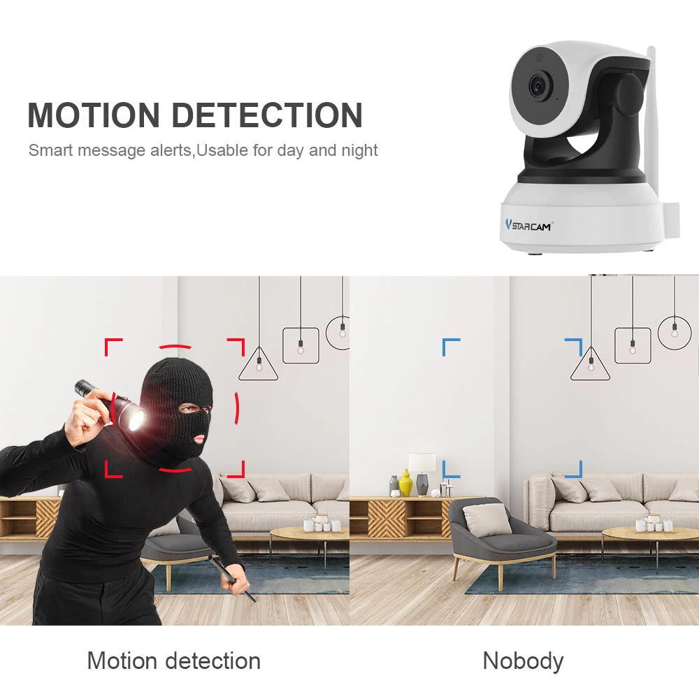 

VStarcam C24S Wifi IP Camera Wireless1080PHD Video Surveillance CCTV Onvif Baby Monitor Night Vision IR-CUT Eye4