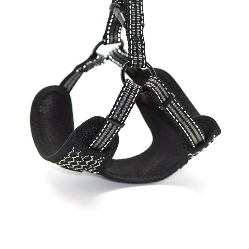 Шлейка для домашних животных нейлоновый Светоотражающий поводок из полиэстера