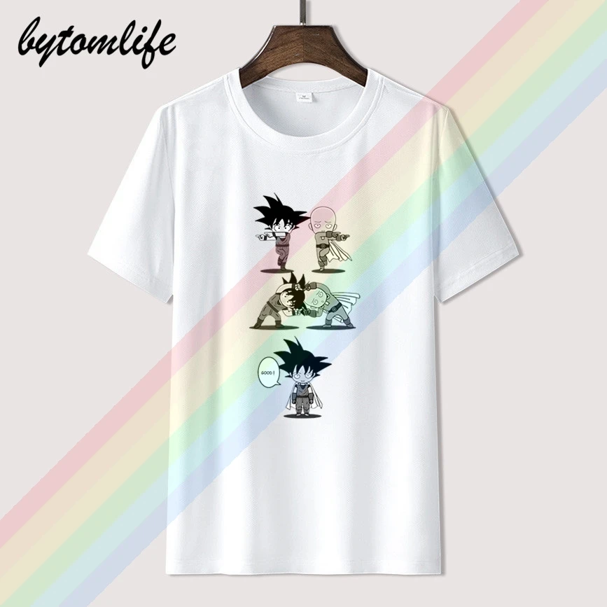 

Japanese Anime Tops Harajuku One Punch Man Saitama T Shirt For Men Limitied Edition Men' Tees Amazing Short Sleeve Tops