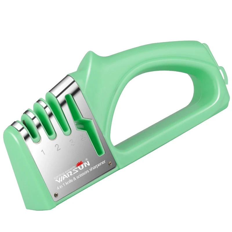 Точилка для ножей с алмазным покрытием 4 в 1 ножницы и тонким хвостовиком система