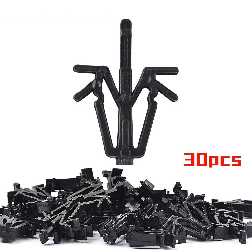 

MIKKUPPA 30PCS Grill Clips Retainer Interior Trim Panel Grille Fastener for Toyota 4Runner 89-02/Pickup 89-95/RAV4 01-05