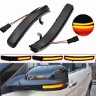 Автомобисветильник Динамический светодиодный указатель поворота для бокового зеркала заднего вида, световой индикатор для Ford Explorer 2011-2019