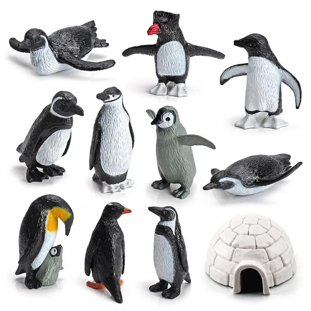 Sea Life Ocean Animal Model Toys Penguin Action Figures Children Kids Doll Toy Figures Educational Toy Gift Collection Lover peppa pig george guinea toys doll real scene classroom suit pvc action figures early learning educational toy gift for kids