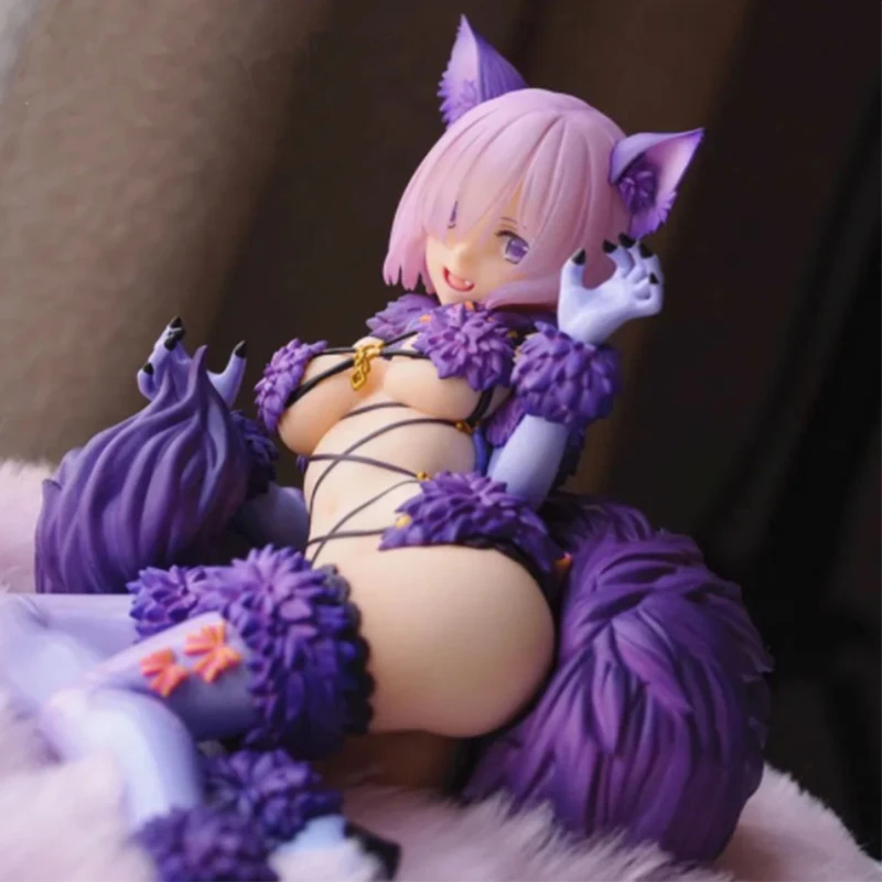 

Новинка 2021 Аниме фигурки сексуальные Мао Нян положении лежа 12 см ПВХ фигурки аниме сексуальные фигурки горячие игрушки модели коллекционны...