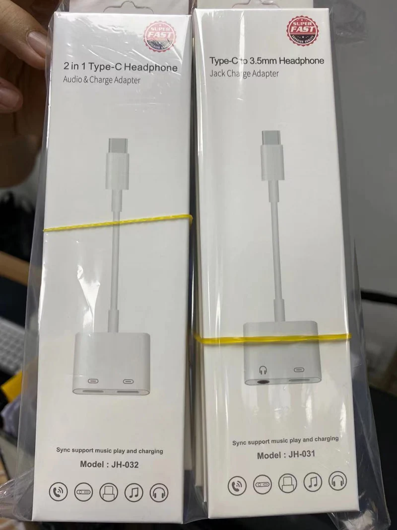 

50 шт., адаптер для наушников Samsung S20 note10