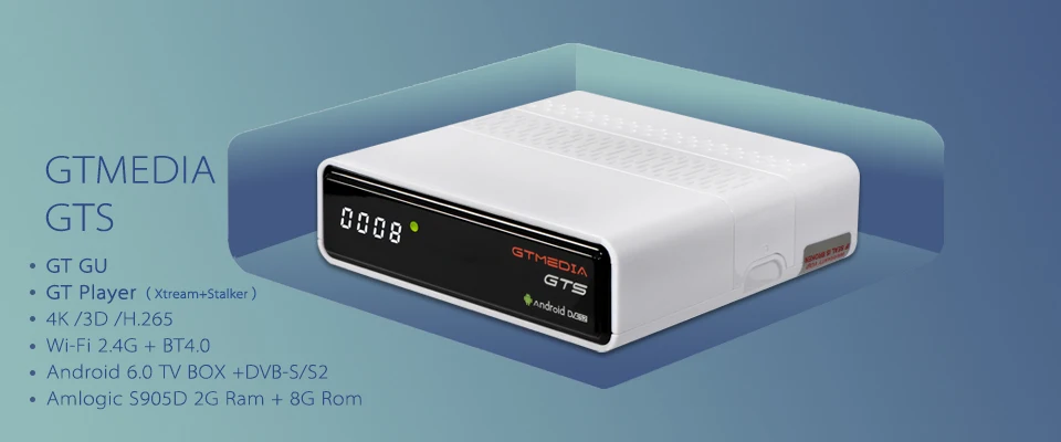 Smart GTMEDIA G3 Android 7,1 Tv Box медиаплеер Amlogic S905X 2 GBRAM+ 16 GBROM пульт дистанционного управления 4 K HD 2,4G+ 5G Wifi телеприставки