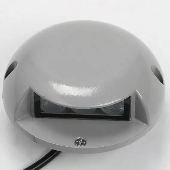 AC85V~ 265V или DC12V 2 W/3 W/4 W/8 W СВЕТОДИОДНЫЙ утопленный светильник Открытый водонепроницаемый светодиодный подземный свет RGB Красный Зеленый Синий СВЕТОДИОДНЫЙ Фонарь - Испускаемый цвет: Cold White   Gray