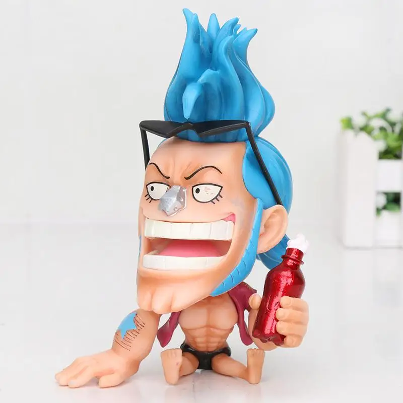 Luffy Figure one piece Figure Sanji Roronoa Зоро удерживает винную бутылку Franky Автомобильные украшения GK ver. ПВХ модель подарок аниме фигура