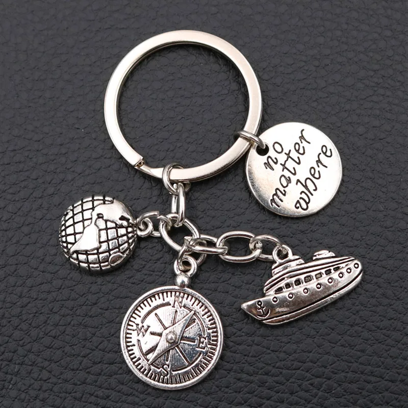 Творческий независимо от того где тег брелок DIY самолет и корабль Шарм Подвеска