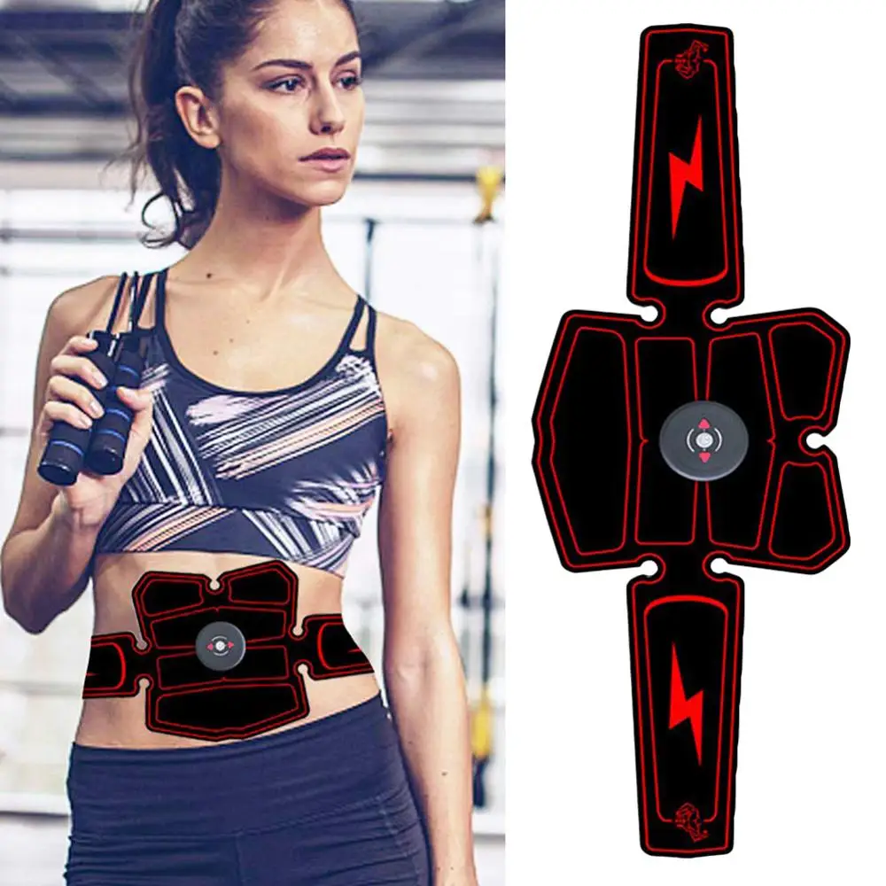Стимулятор мышц беспроводной унисекс умный фитнес тренажер для брюшного пресса