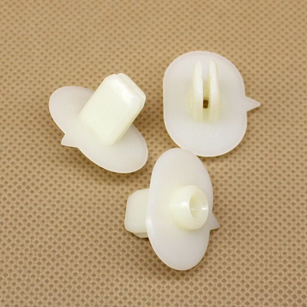

10pcs Bumper Side Grommet Nylon Nut Fastener Clips 71144-SR3-A00 Durable Fastener Clips Natural Nylon