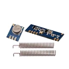 10 шт. ASK модуль TX модуль RX модуль SRX882 приемник + STX882 передатчик + пружина 433 МГц Антенна CE 433 МГц315 МГц rf модуль