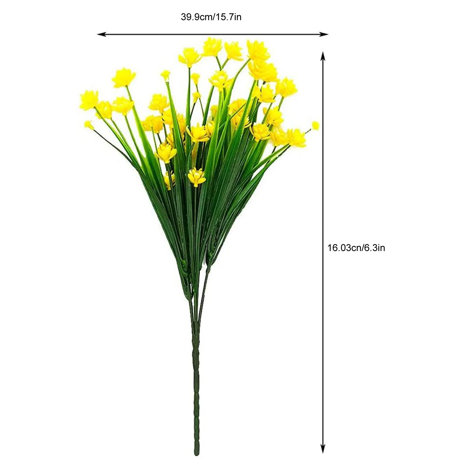 

Indoor Outdoor Artificial Flowers Bouquet For Home Party Decoration Wedding Bouquet Flowers 8 Pcs Multicolor Silk Shrubs Plants