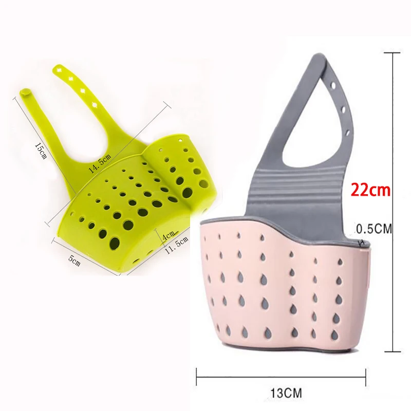

Kitchen Sink Shelf Sponge Drain Rack Cleaning Cloth Storage Holder Soap Storage Organizer Utensils Bathroom Kitchen Accessories