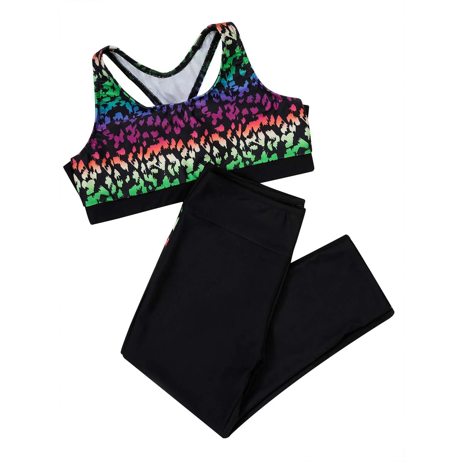 2 предмета детское платье для девочек с принтом спортивный костюм без рукавов