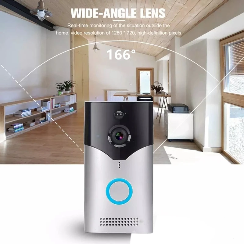 

M17 PRO WiFi Smart DoorBell 1080P Wireless Visual Intercom Rainproof Door Camera Video Door Bell PIR Motion Detector