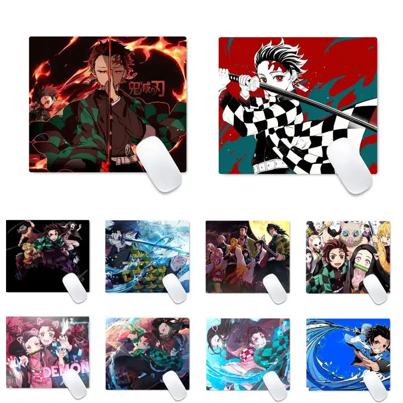

Резиновый коврик для мыши с аниме-рассеивателем демонов, настольный защитный коврик для игровой мыши, нескользящий, для ноутбука