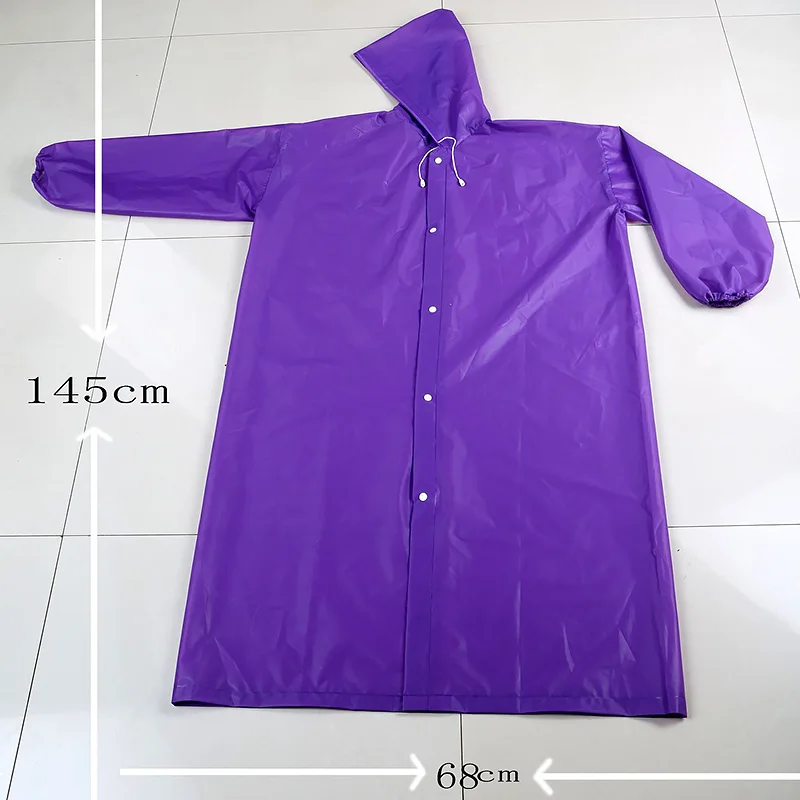 Многоразовый унисекс прозрачный дождевик с капюшоном для кемпинга