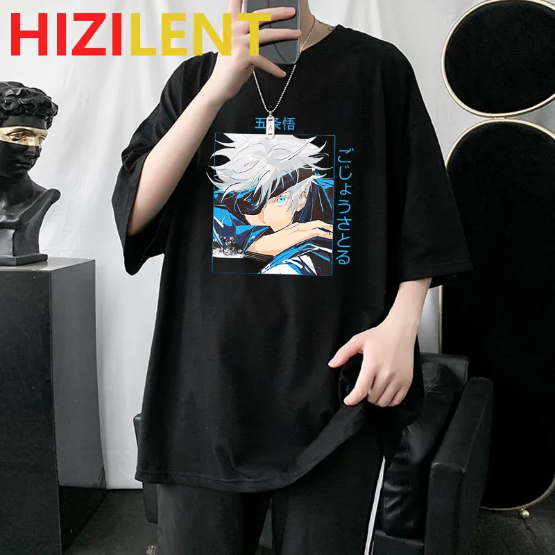 

Jujutsu Kaisen Print Women Printed T-shirt Gojo Satoru Harajuku Japan Casual Tops Tee Manga streetwear Unisex couple y2k clothes