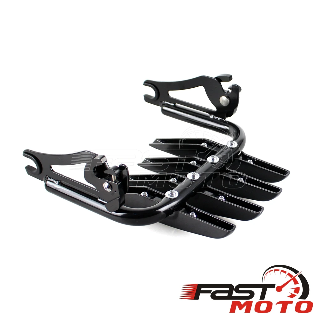 Съемный багажный Стелс для Harley Touring мотоцикла Stealth спинка Сисси-бара Road King CVO Street