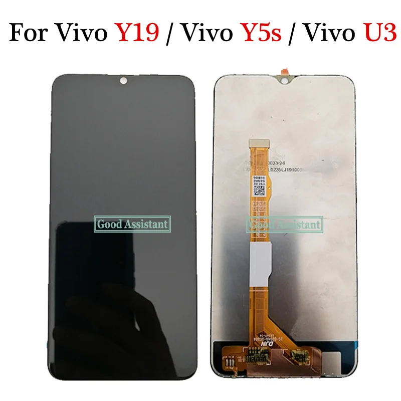 Оригинальный черный 6 5 дюймов для BBK Vivo Y19 2019 / Y5s U3 ЖК дисплей Дисплей кодирующий