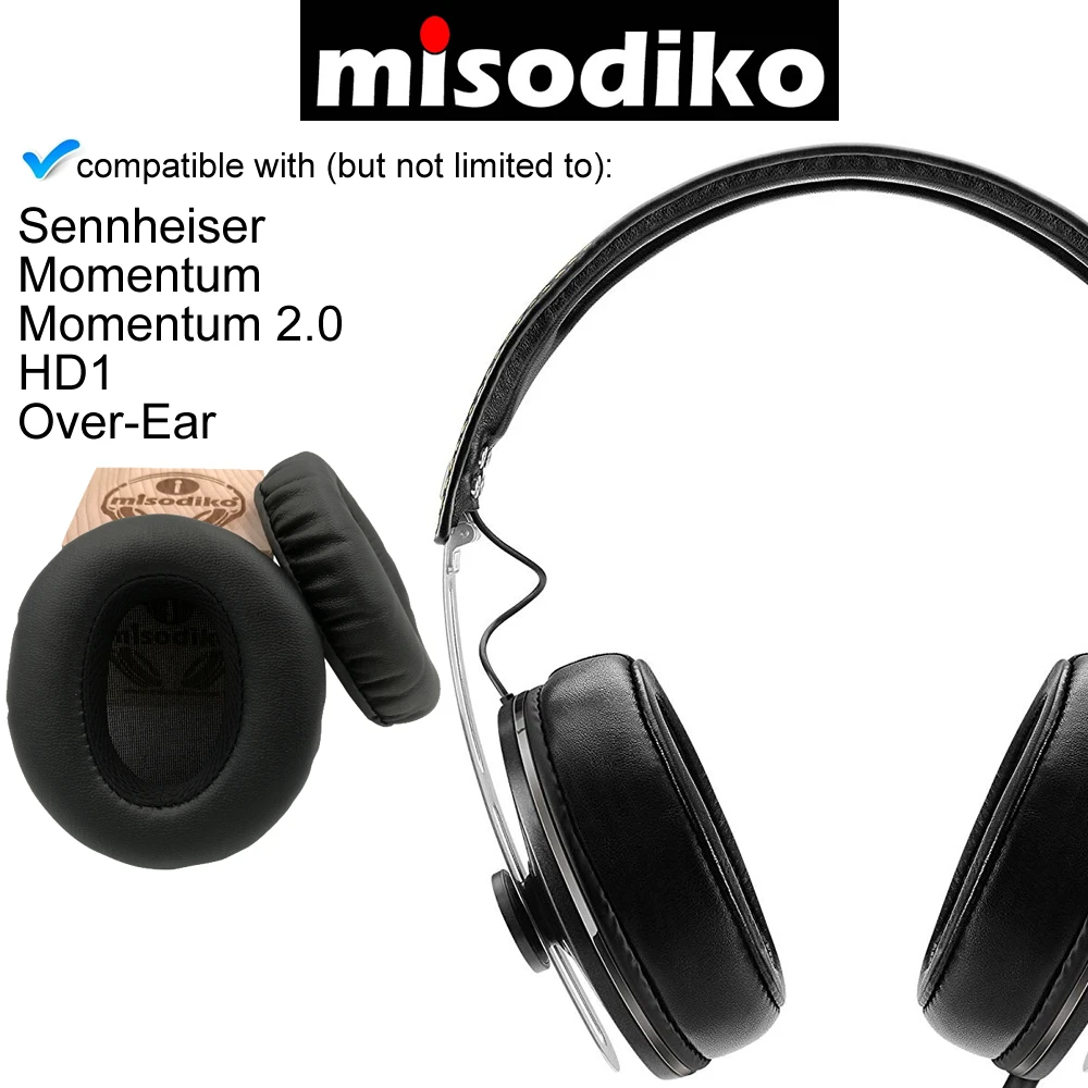 Сменные подушки misodiko, амбушюры-для Sennheiser Momentum 1,0 M1, Накладные наушники для ремонта наушников