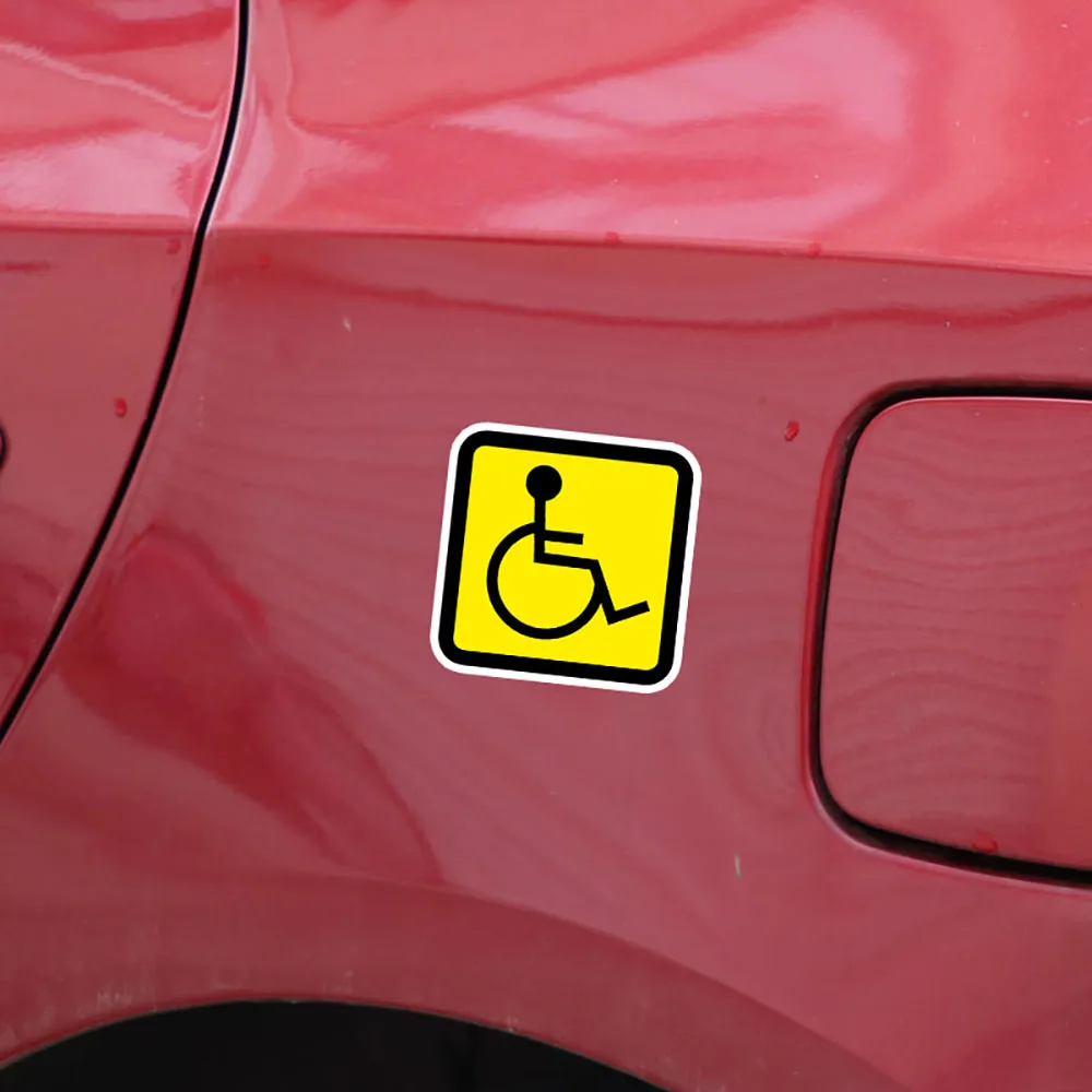 

Car Stickers Waterproof, Sun Protection, Safety Signs, Disabled Personality PVC Decals, Car Stickers Accessories, 13cm*13cm