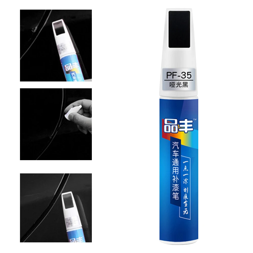 

Matte Black Non-Toxic Touch Up Paint Pen For Cars Universal Car Scratch Repair Remover Coat Agent Auto Mending Fill Paint Pen
