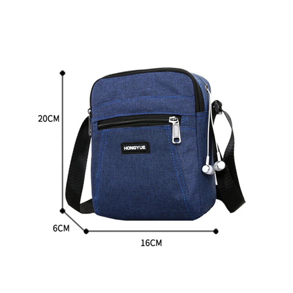 

Men's Messenger Bag Crossbody Shoulder Bags Nylon Travel Bag Man Purse Small Sling Pack For Work Business Men Bag