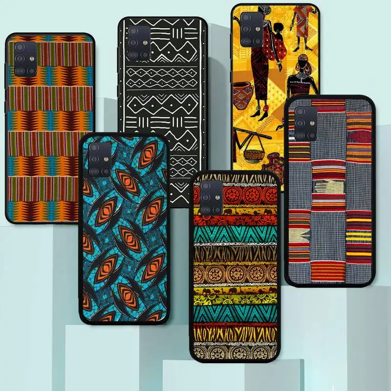 

African style fabric print Phone Case for redmi note10 9 8 pro 6A 4X 7 7A 8A 5Plus 4 5 7 8T cover coque