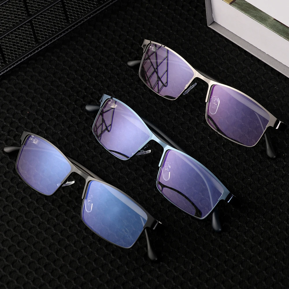 Винтажная квадратная оправа для очков анти синий светильник по рецепту мужчин и