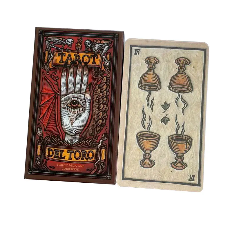 

Del Toro Tarot Deck Cards High Quality Oracle Game Family Party Playing Cards English Tarot Game