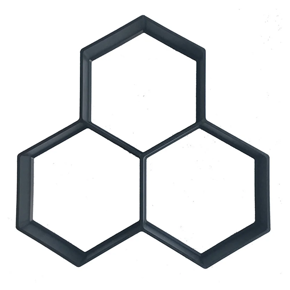 

Garden Hexagon Paving Mould Cement Floor Brick Mold Road Concrete Brick Plastic Path Maker Mold For Floor Tile Path