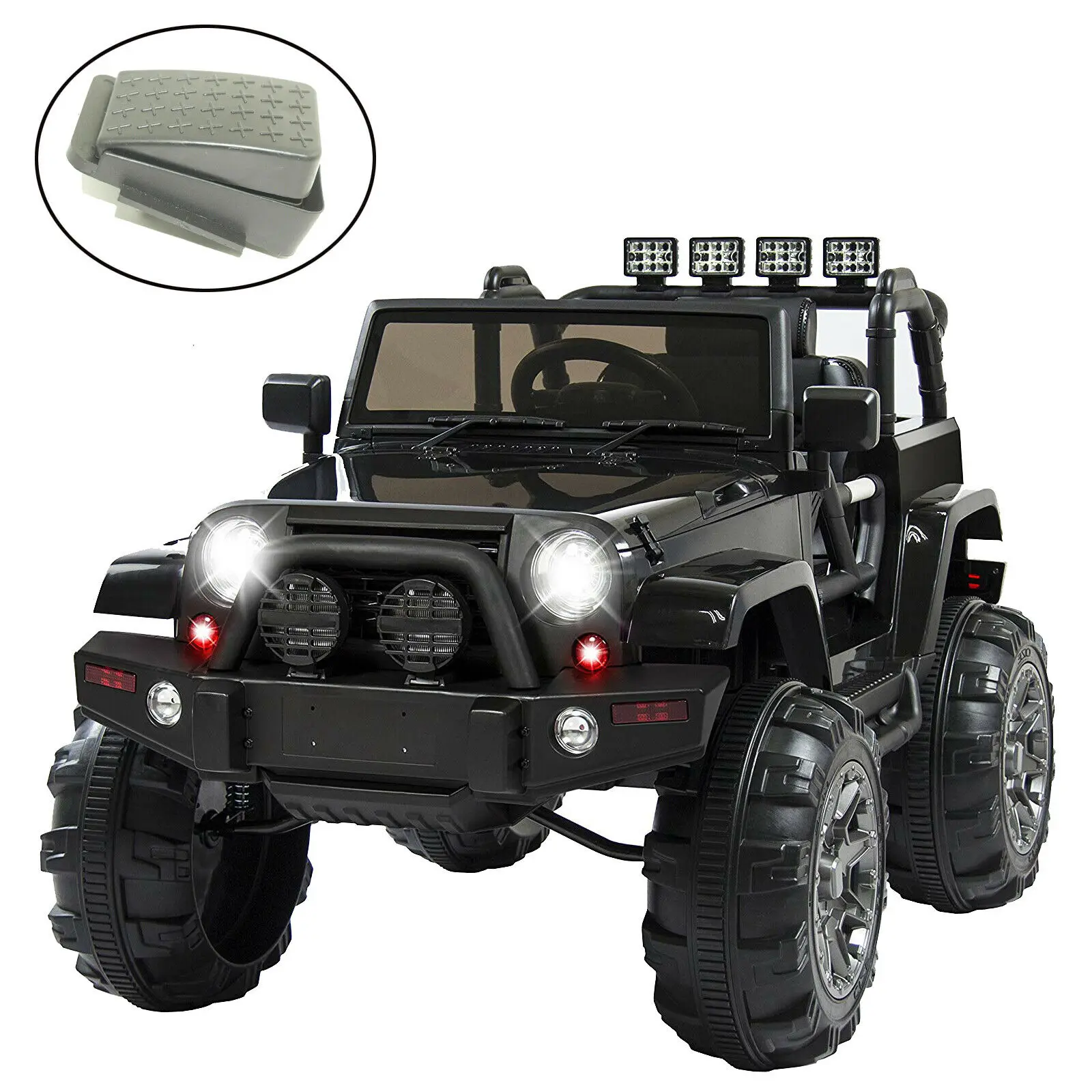 Перезагрузка педалей управление для детей 6 в 12 В электрическая езда на