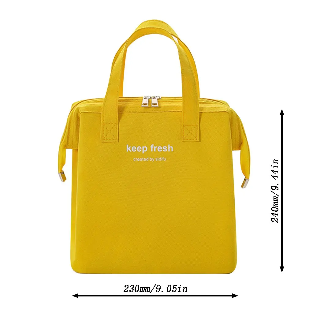 

Large Capacity Insulated Lunch Bag Outdoor Fashion Soft Scratch Resistant Bag Portable Leak Proof Picnic Bag Durable