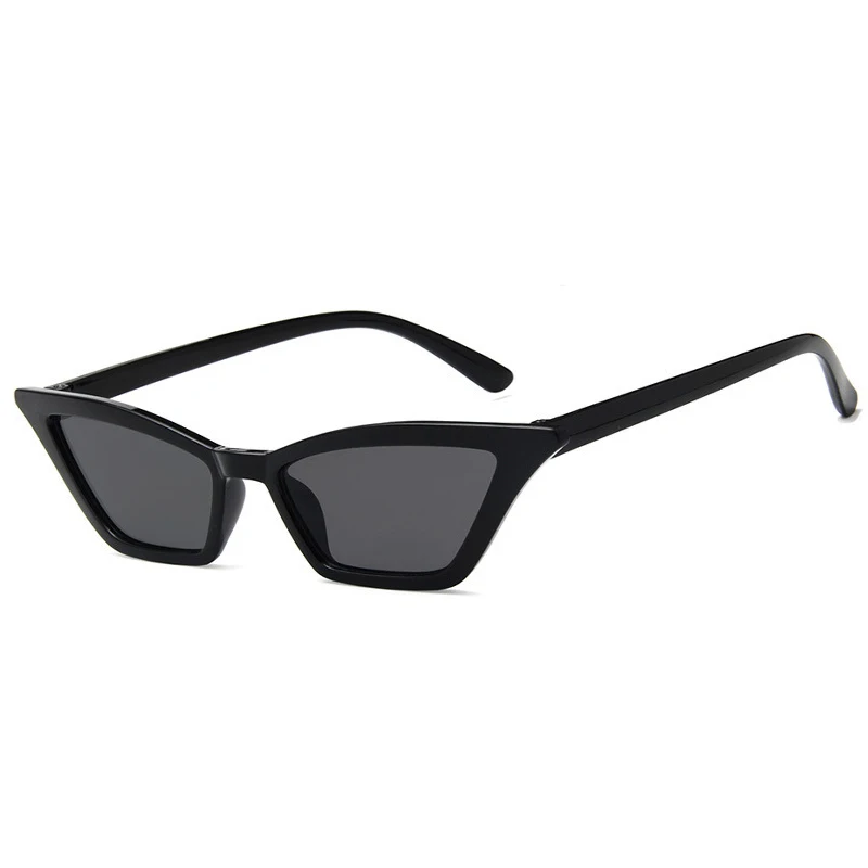 Luxury Sun Glasses Cute Sexy Retro Cat Eye Sunglasses Small Black White Triangle Vintage Cheap Red Female UV400 | Аксессуары для