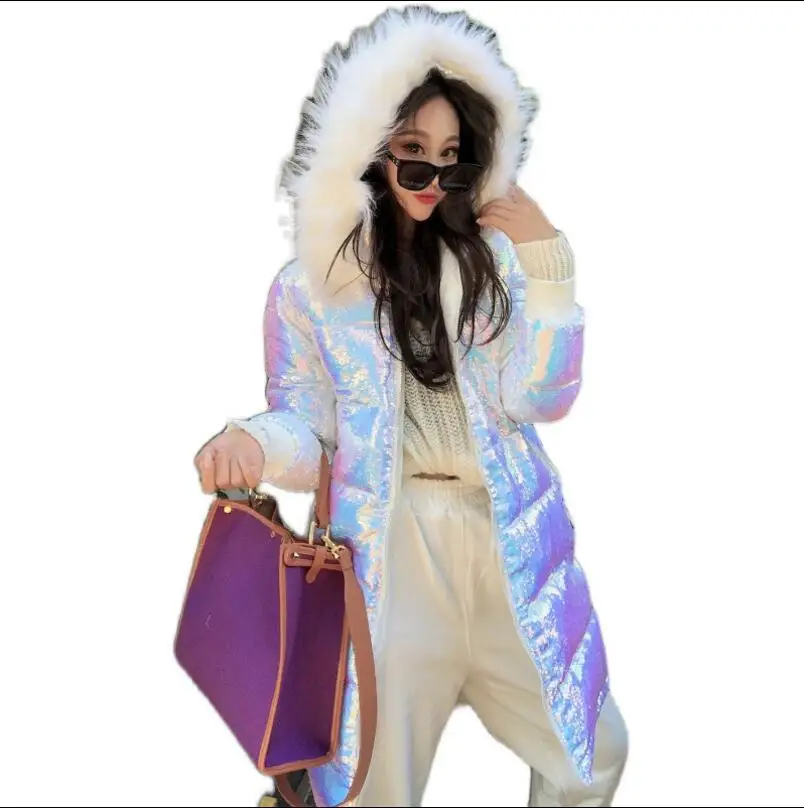 Новинка 2019 модное осенне-зимнее пальто с хлопковой подкладкой Женская парка