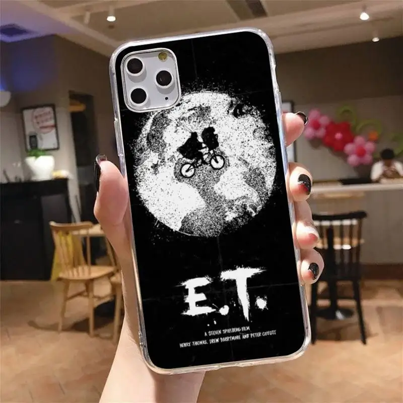 

E.T. The Extra-Terrestrial Movie Phone Case Transparent soft For iphone 5 5s 5c se 6 6s 7 8 11 12 plus mini x xs xr pro max