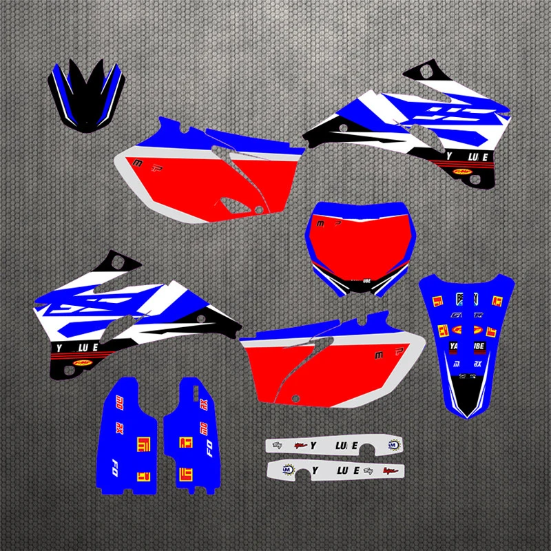 Новый стиль КОМАНДА мотоцикл Графический фон наклейки и для Yamaha YZF 250 450 YZF250 YZF450 2006
