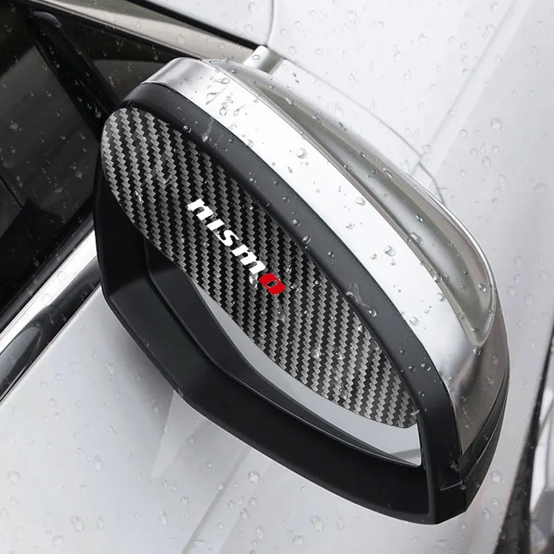 2 шт. новый логотип автомобиля боковое зеркало заднего вида дождевой козырек