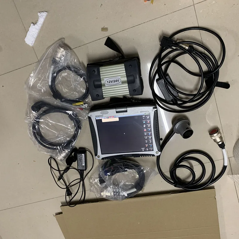 MB star C3 мультиплексор 5 кабелей + 160 Гб hdd программное обеспечение в CF 19