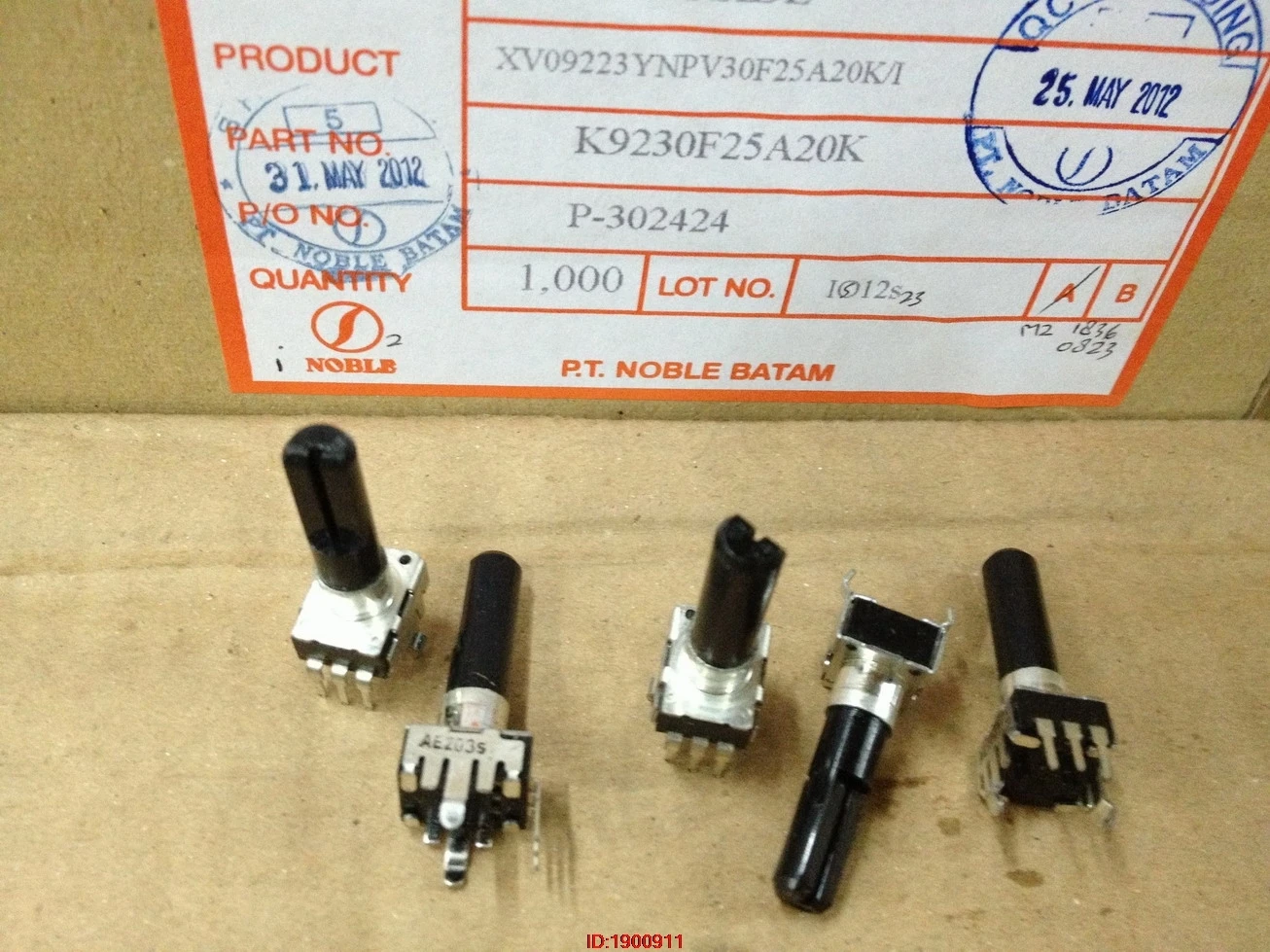 5 шт./лот японский БЛАГОРОДНЫЙ 09 тип вертикальный одиночный потенциометр A20K A203