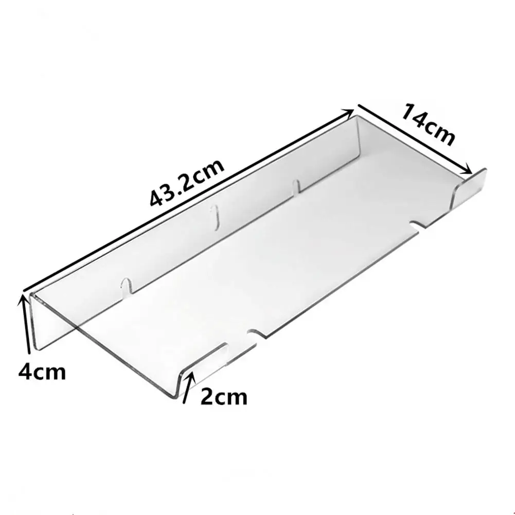 

Office Home Computer Keyboard Tilted Ergonomic Holder Acrylic Heighten Stand Clear Keyboard Showing Holder Home Increase Height