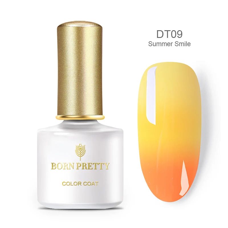 BP-DT09 BORN PRETTY термический гель лак для ногтей Температура Изменение цвета УФ гель Отмачивание гель лак для ногтей 6 мл 40 цветов нужно УФ лампа лечение - Цвет: BP-DT09