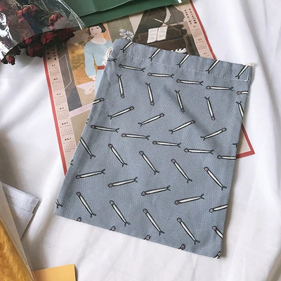 Корейский ulzzang Харадзюку Мультфильм Drawstring Женская Новая мода Портативный Путешествия Повседневная Женская Drawstring Карманный - Цвет: 9