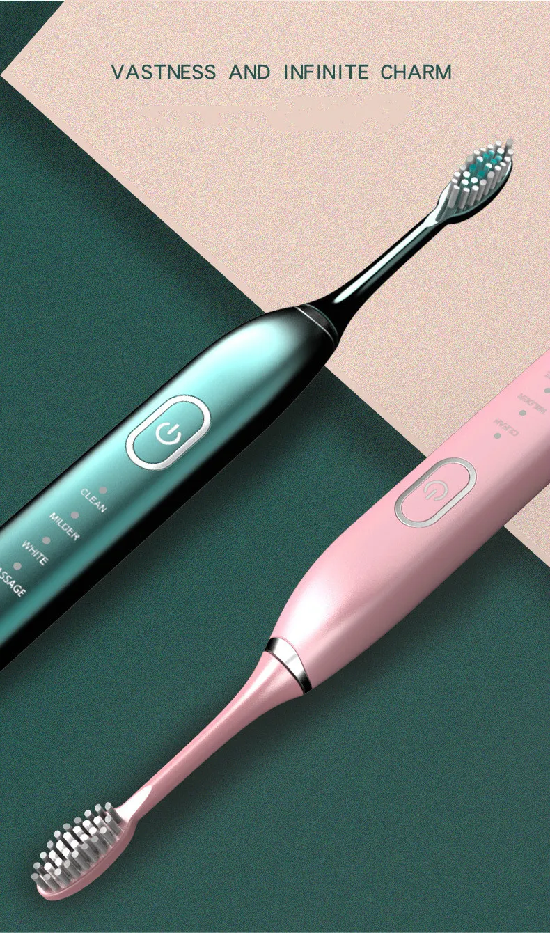 YS 03 электрическая зубная щетка разных цветов для взрослых Sonic USB аккумуляторная