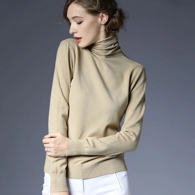 JORSEA/Новое поступление 2019 женские свитера модный эластичный тонкий свитер с