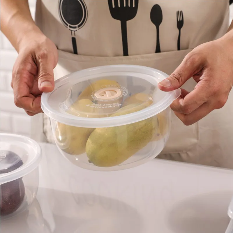 4 шт./компл. контейнер для еды пластиковый Bento Fresh-Keeping Box холодильник мульти
